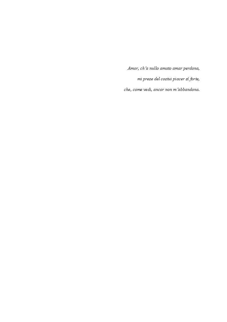 Anteprima della tesi: Francesca da Rimini, Pagina 9