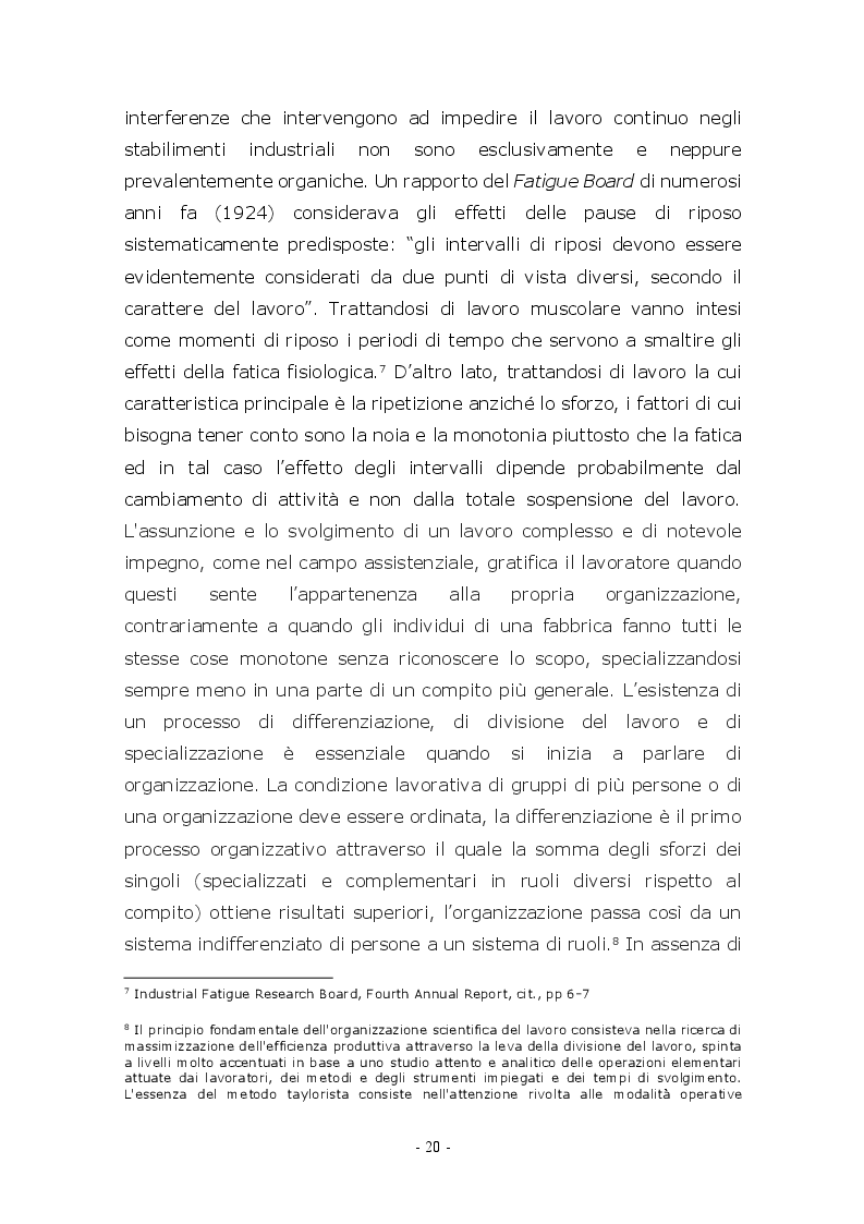 Anteprima della tesi: La Motivazione al lavoro e il Benessere Organizzativo in un ambiente ospedaliero, Pagina 7