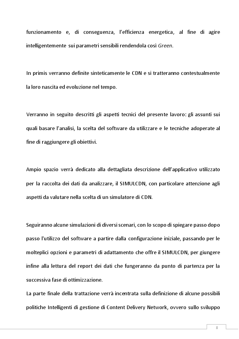 Anteprima della tesi: Definizione di una politica di gestione di Green Content Delivery Network (CDN), Pagina 4