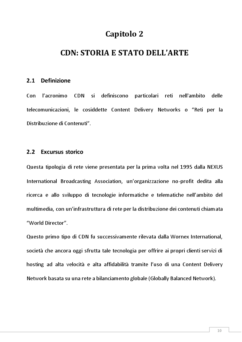 Anteprima della tesi: Definizione di una politica di gestione di Green Content Delivery Network (CDN), Pagina 6