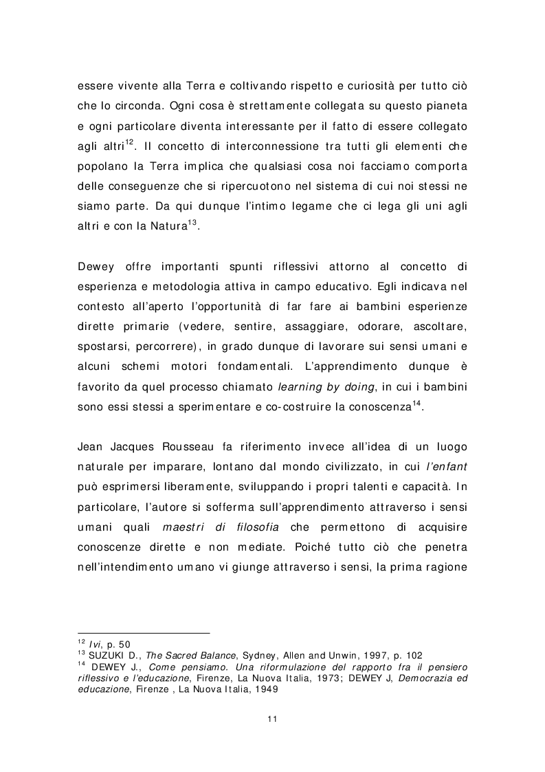 Anteprima della tesi: Dai banchi ai campi. L’Outdoor Education come esperienza educativa e pratica didattica, Pagina 3