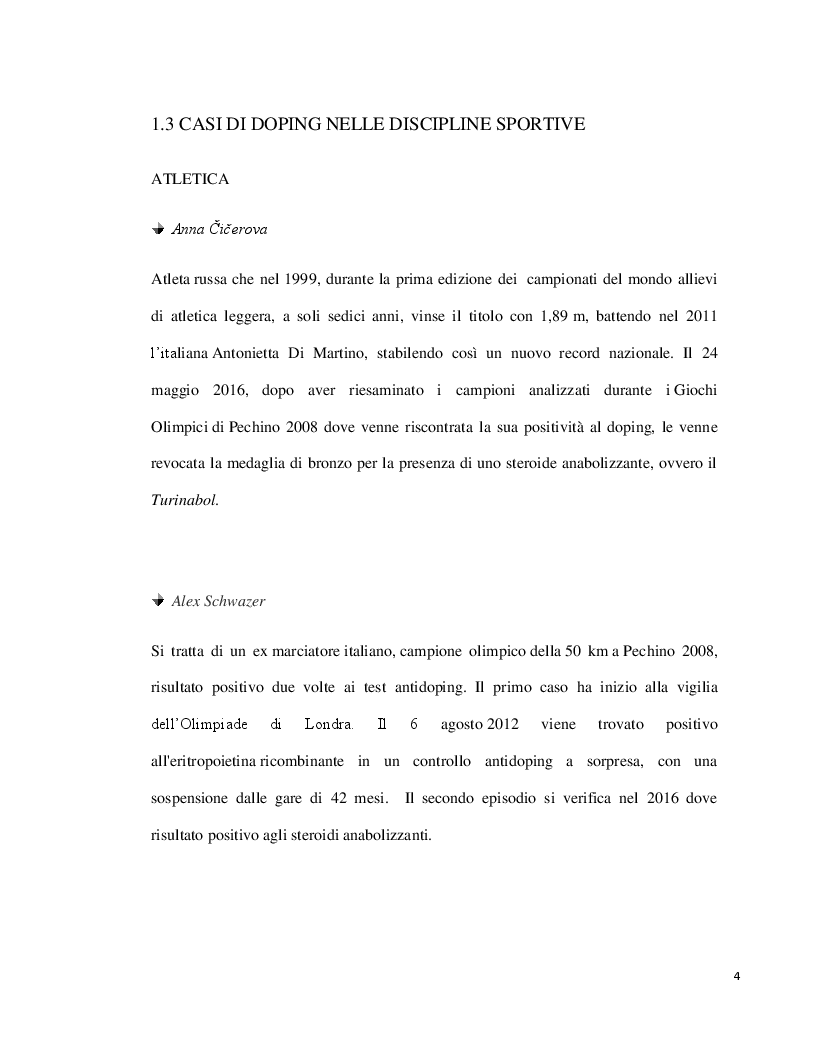 Anteprima della tesi: Doping ed eritropoietina: effetti sull'organismo e rivelazione nei liquidi biologici, Pagina 4