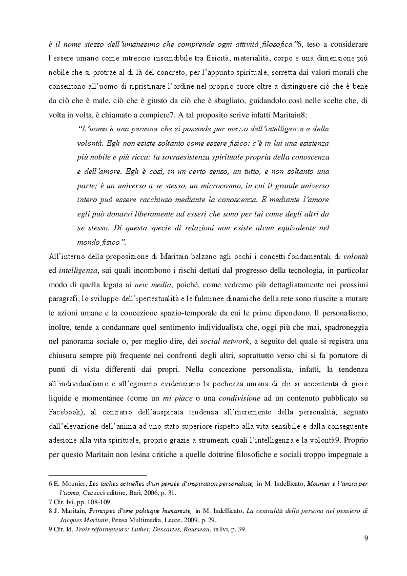 Anteprima della tesi: Una questione etica: la rete tra potenzialità virtuali e pericoli reali, Pagina 8