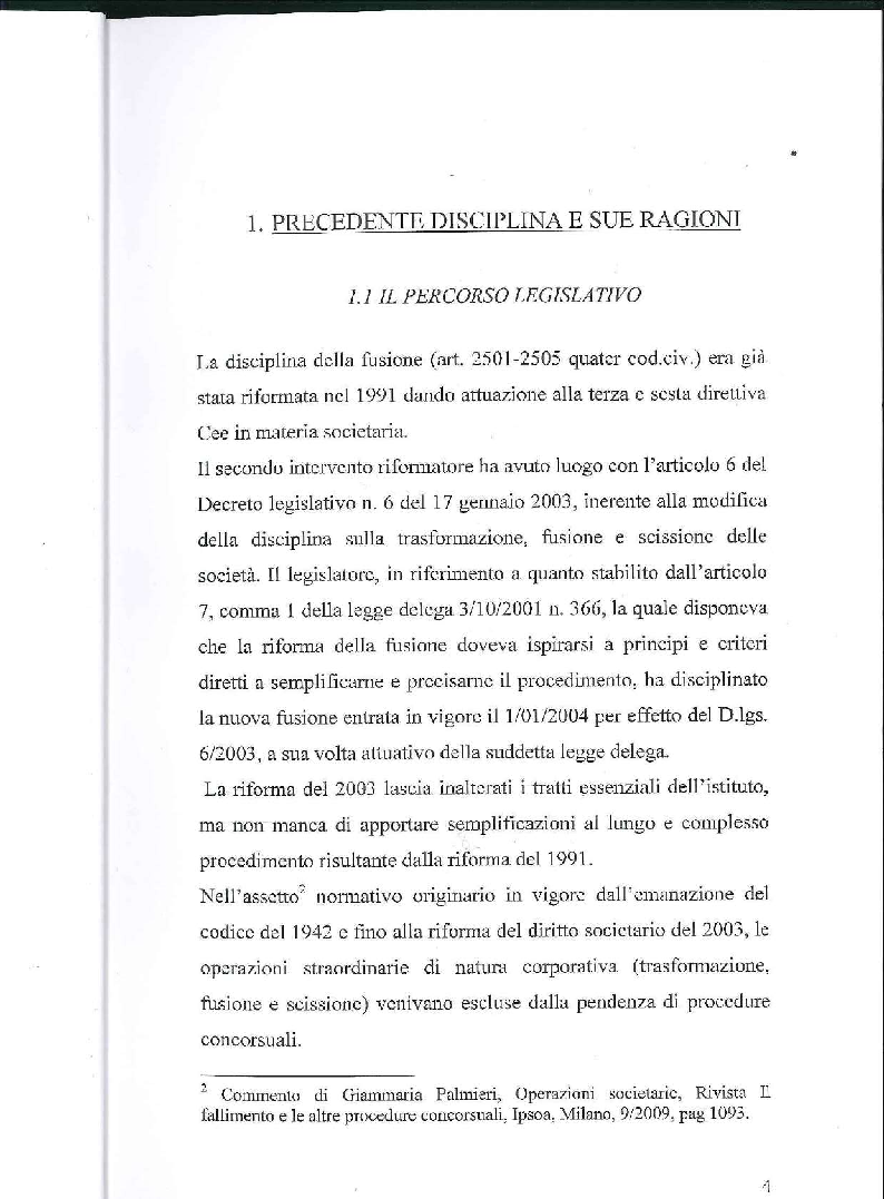 Anteprima della tesi: Fusione, liquidazione e crisi d'impresa, Pagina 5