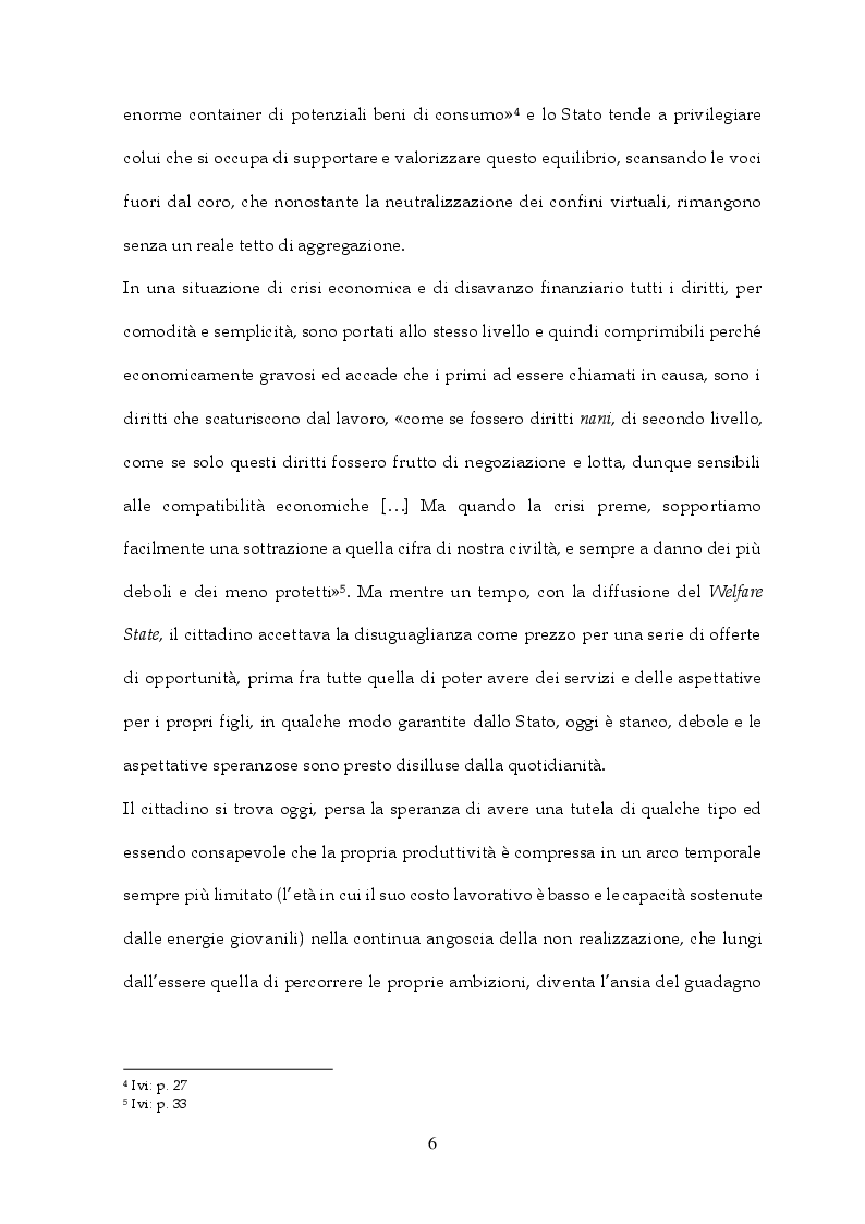 Anteprima della tesi: Tra Italia ed Europa: riforme del mercato del lavoro e governo della precarietà, Pagina 4