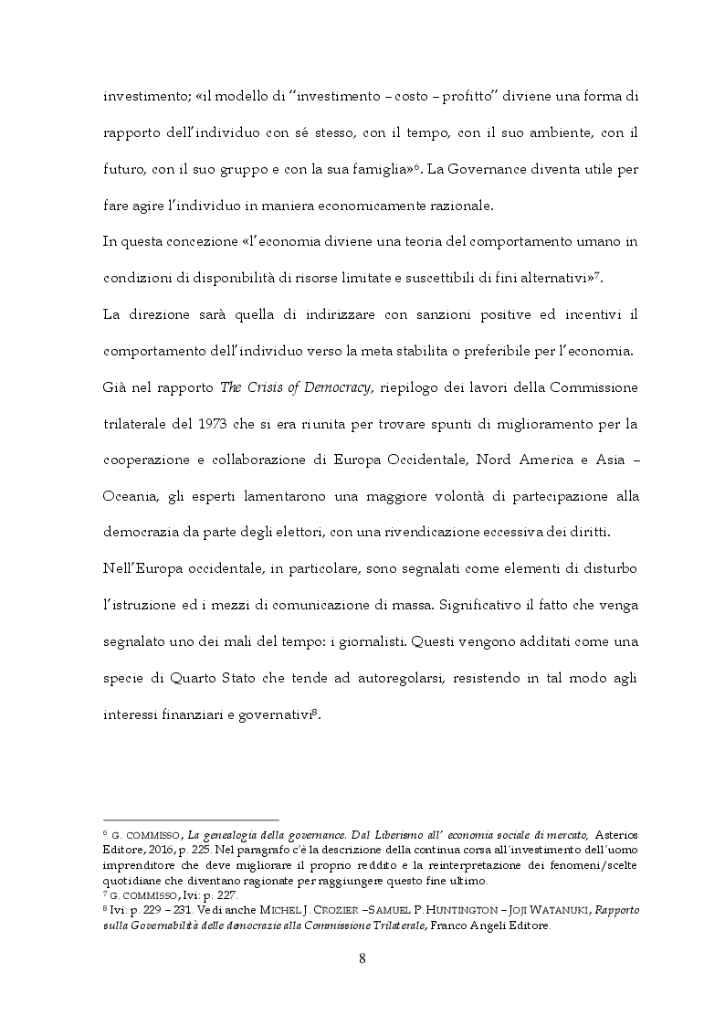 Anteprima della tesi: Tra Italia ed Europa: riforme del mercato del lavoro e governo della precarietà, Pagina 6