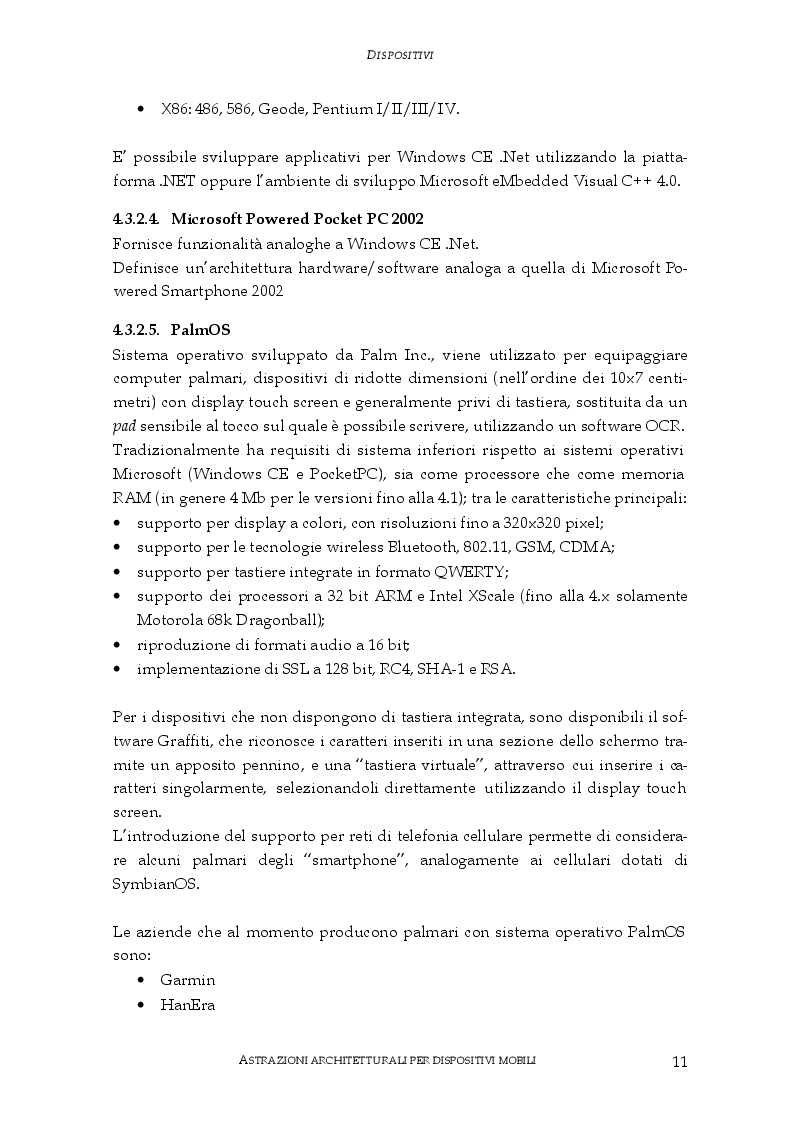 Anteprima della tesi: Astrazioni architetturali per dispositivi mobili, Pagina 7