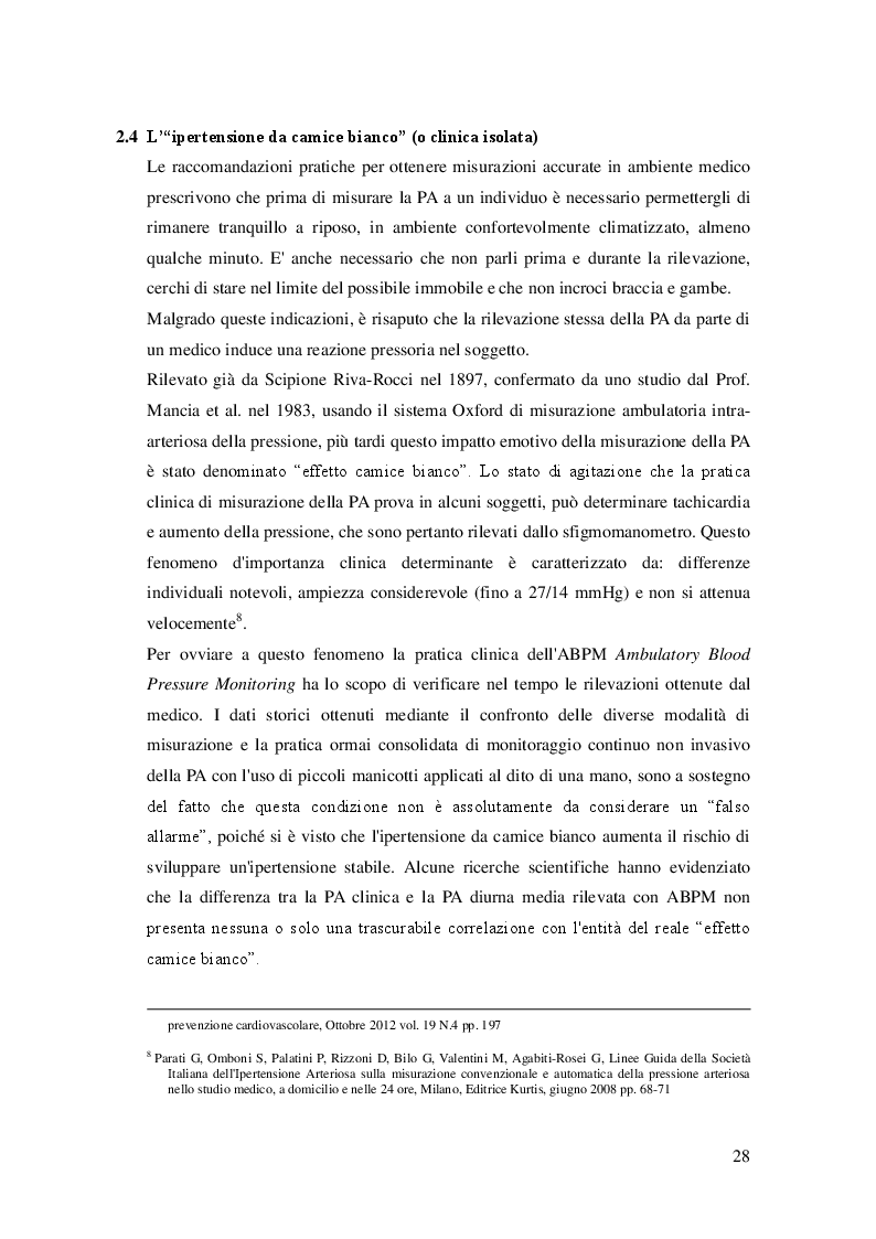 Anteprima della tesi: L'attività fisica come prevenzione primaria dell'ipertensione arteriosa essenziale, Pagina 9