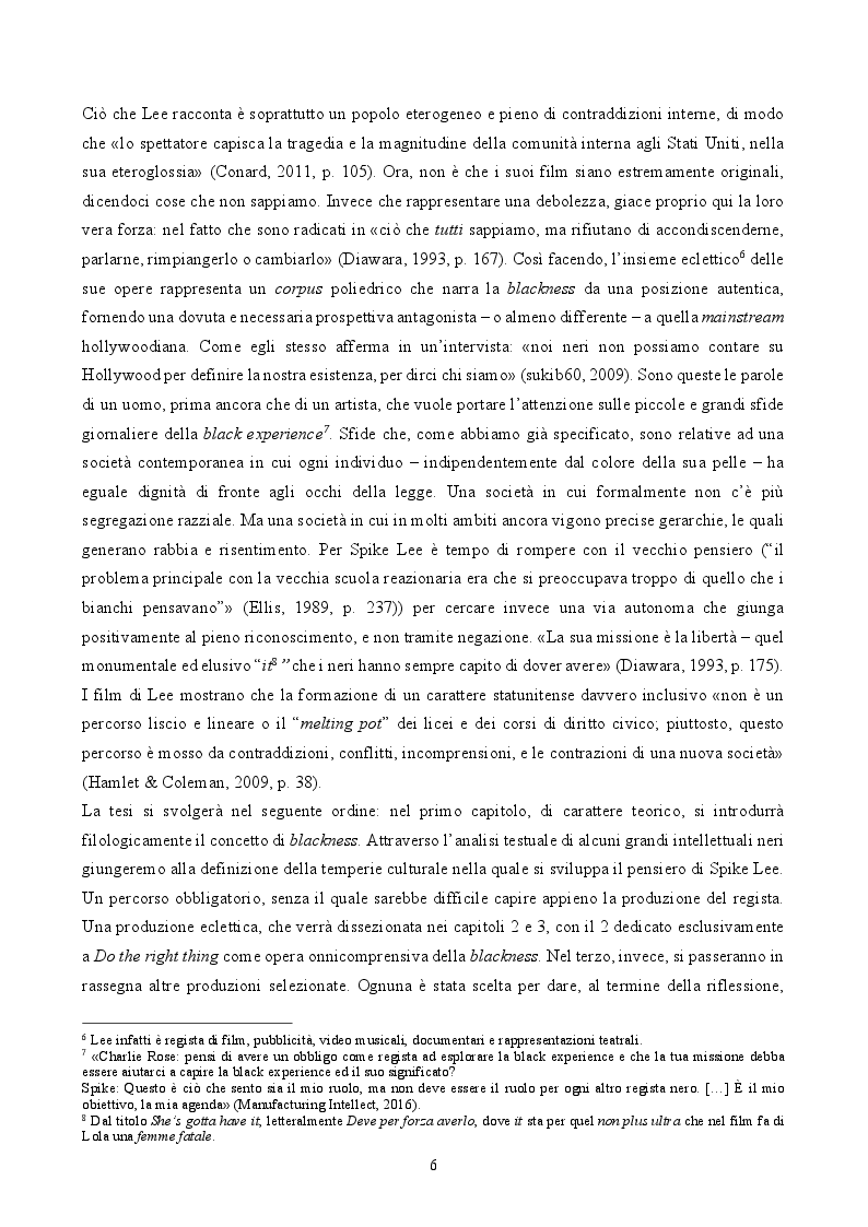 Anteprima della tesi: ''By Any Means Necessary'': La narrazione della Blackness in Spike Lee, Pagina 4