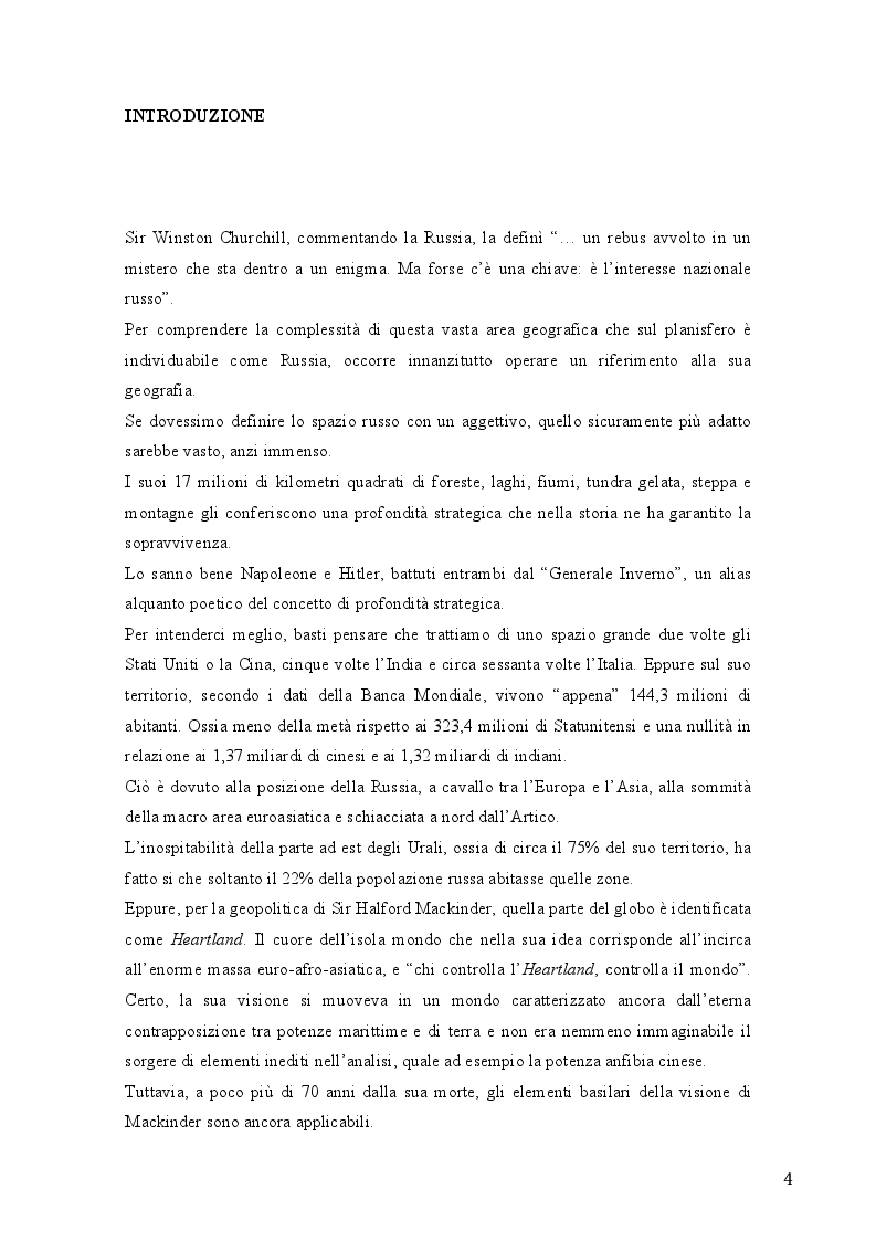 Anteprima della tesi: La Geopolitica Russa del Mare, Pagina 3