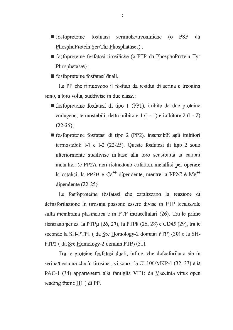 Anteprima della tesi: Effetto dei promotori di tumori su proteine cinasi attivate da mitogeni, Pagina 6
