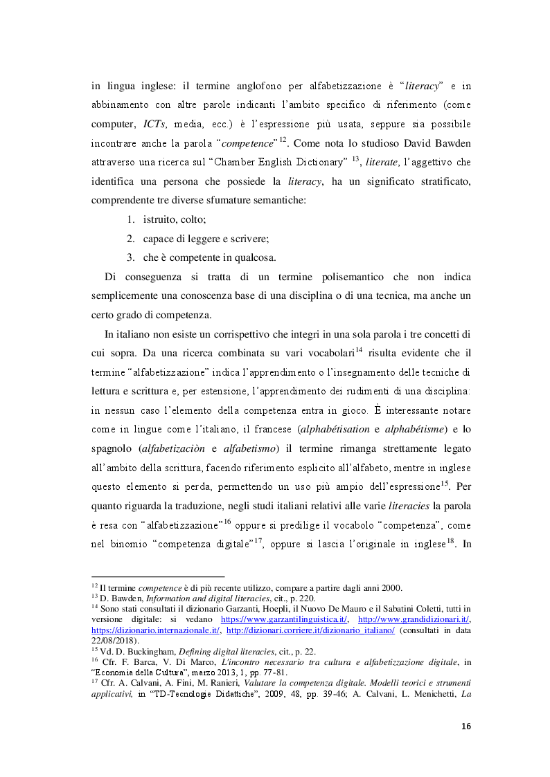 Estratto dalla tesi: Giornalisti e lettori integrati: nuove alfabetizzazioni e sfide dell'informazione