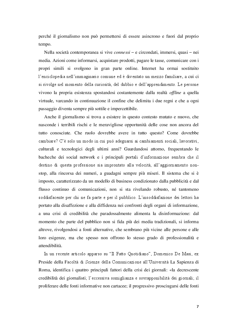 Anteprima della tesi: Giornalisti e lettori integrati: nuove alfabetizzazioni e sfide dell'informazione, Pagina 3
