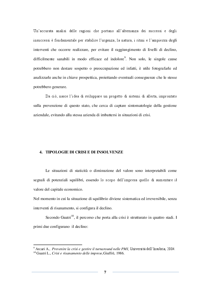 Anteprima della tesi: Misure di allerta e prevenzione della crisi. Le novità della riforma del fallimento, Pagina 4