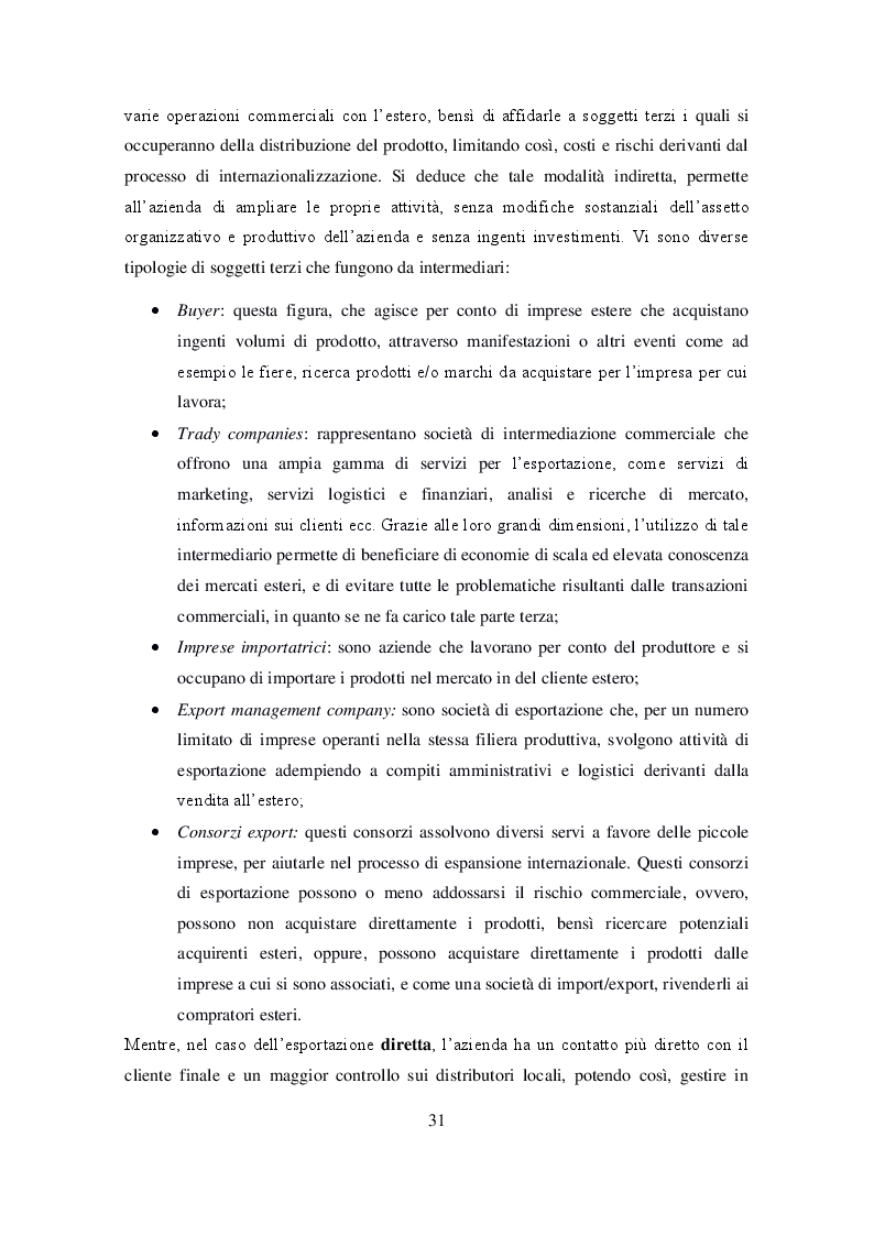 Anteprima della tesi: Ruolo delle Camere di Commercio nell'internazionalizzazione delle imprese agroalimentari, Pagina 3