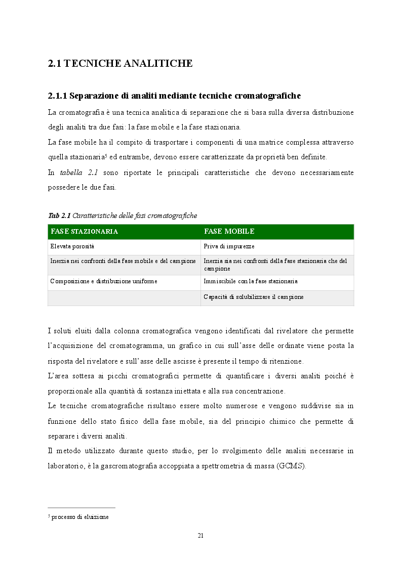 Anteprima della tesi: Sviluppo di metodiche analitiche mediante GCMS per la determinazione di parametri non tabellati del D.lgs. 152/06, Pagina 3