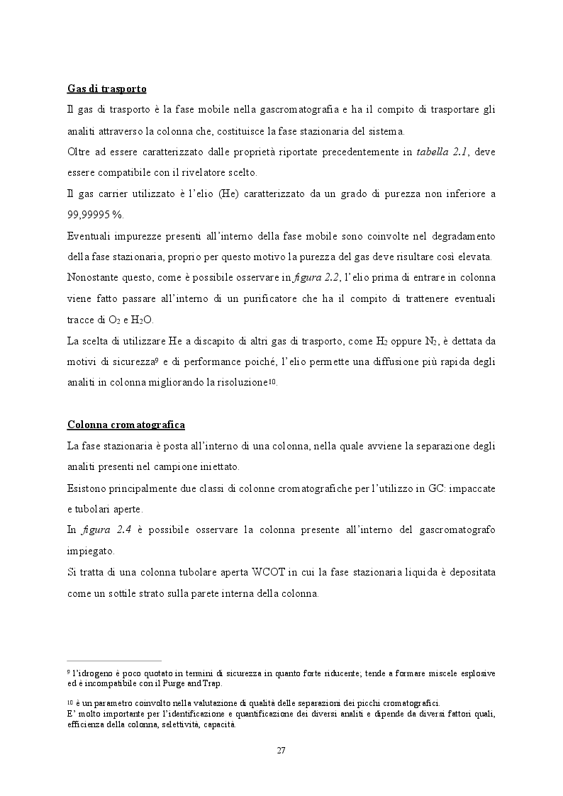 Anteprima della tesi: Sviluppo di metodiche analitiche mediante GCMS per la determinazione di parametri non tabellati del D.lgs. 152/06, Pagina 9