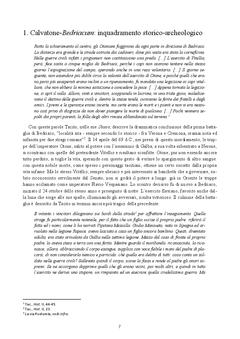 Anteprima della tesi: Analisi preliminare dei materiali del livello superficiale (US 8185) della campagna di scavo UniMI 2014 a Calvatone-Bedriacum, Pagina 4