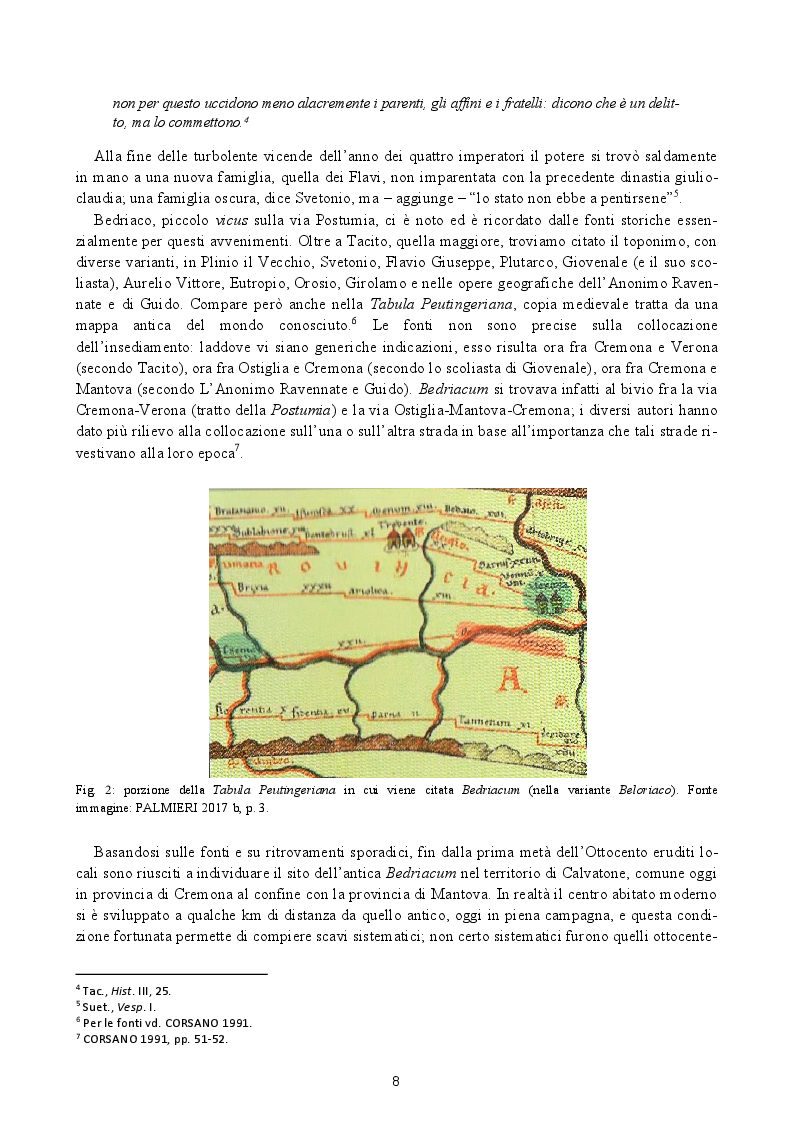 Anteprima della tesi: Analisi preliminare dei materiali del livello superficiale (US 8185) della campagna di scavo UniMI 2014 a Calvatone-Bedriacum, Pagina 5