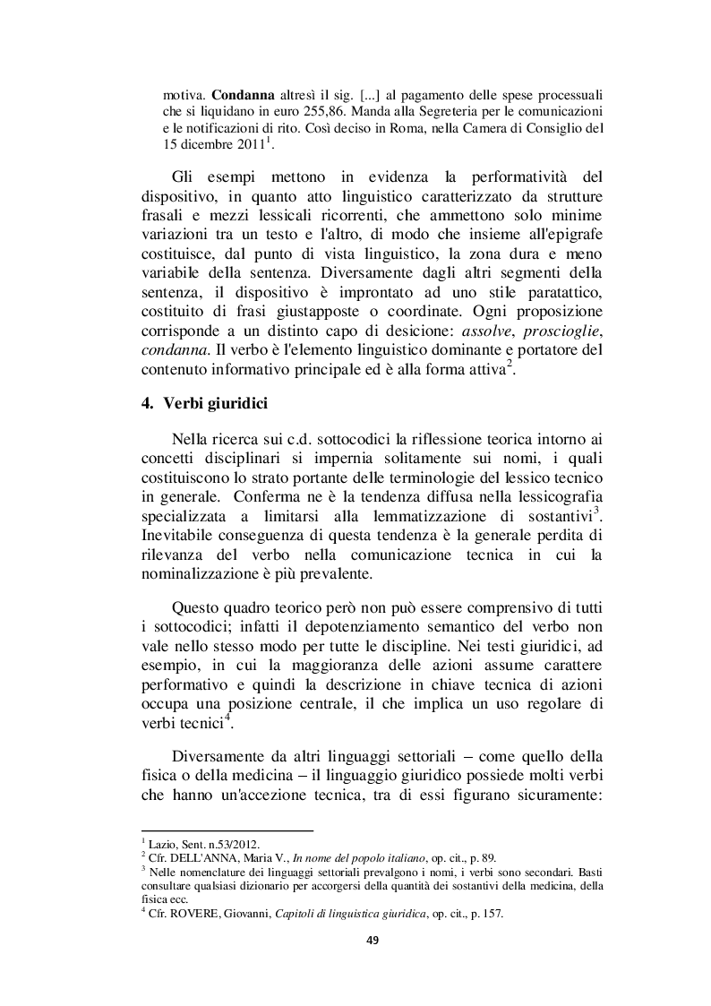 Anteprima della tesi: Il linguaggio giuridico: analisi linguistica e difficoltà traduttive. Studio applicato alle sentenze della Corte dei Conti (2009 - 2013), Pagina 10