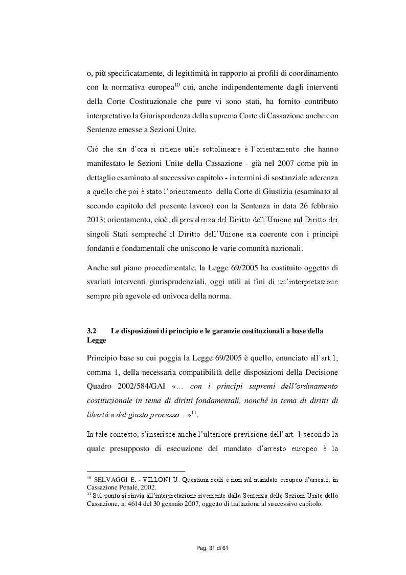 Anteprima della tesi: Il Mandato d'arresto europeo nel contesto normativo e giurisprudenziale, Pagina 3