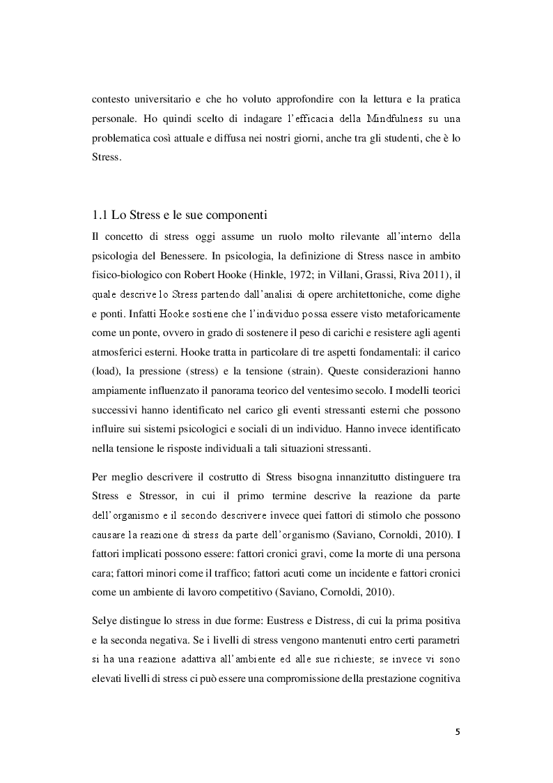 Anteprima della tesi: Mindfulness: protocolli per la riduzione dello Stress sul lavoro, Pagina 3