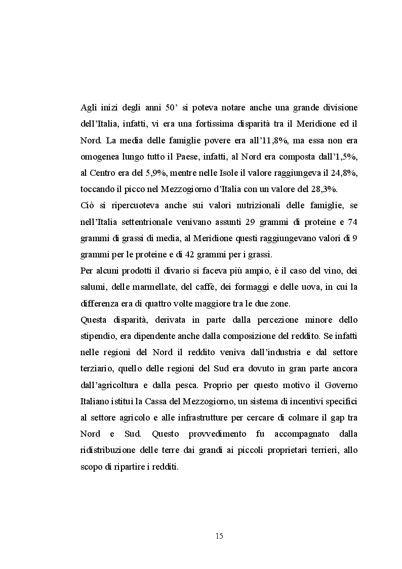 Anteprima della tesi: Il paniere dei beni in Italia: come variano i gusti di una popolazione, Pagina 3