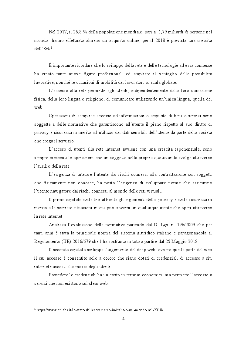 Anteprima della tesi: Deep web: Libertà o trappola sotto la rete?, Pagina 3