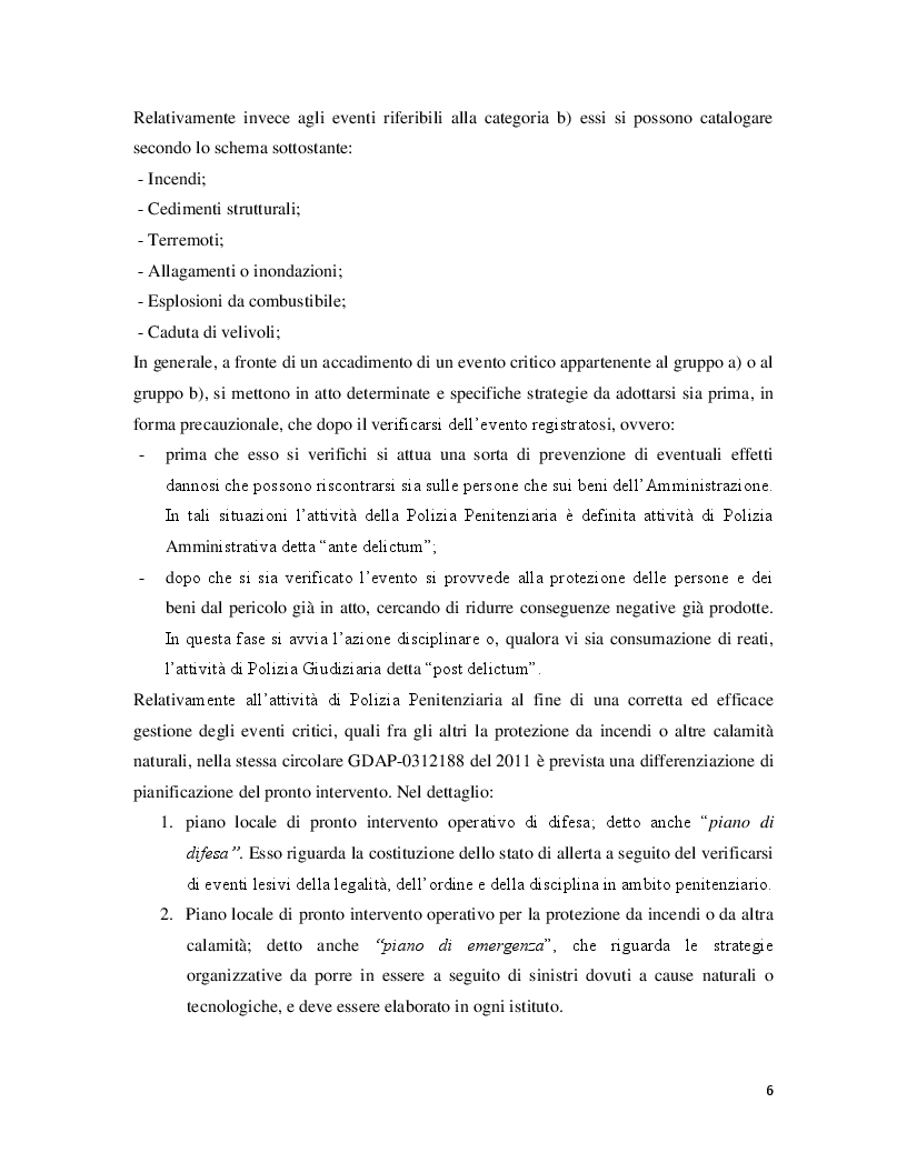 Anteprima della tesi: Correlazione tra eventi critici di evasione e suicidio. Analisi e relativi interventi di Polizia Giudiziaria, Pagina 4