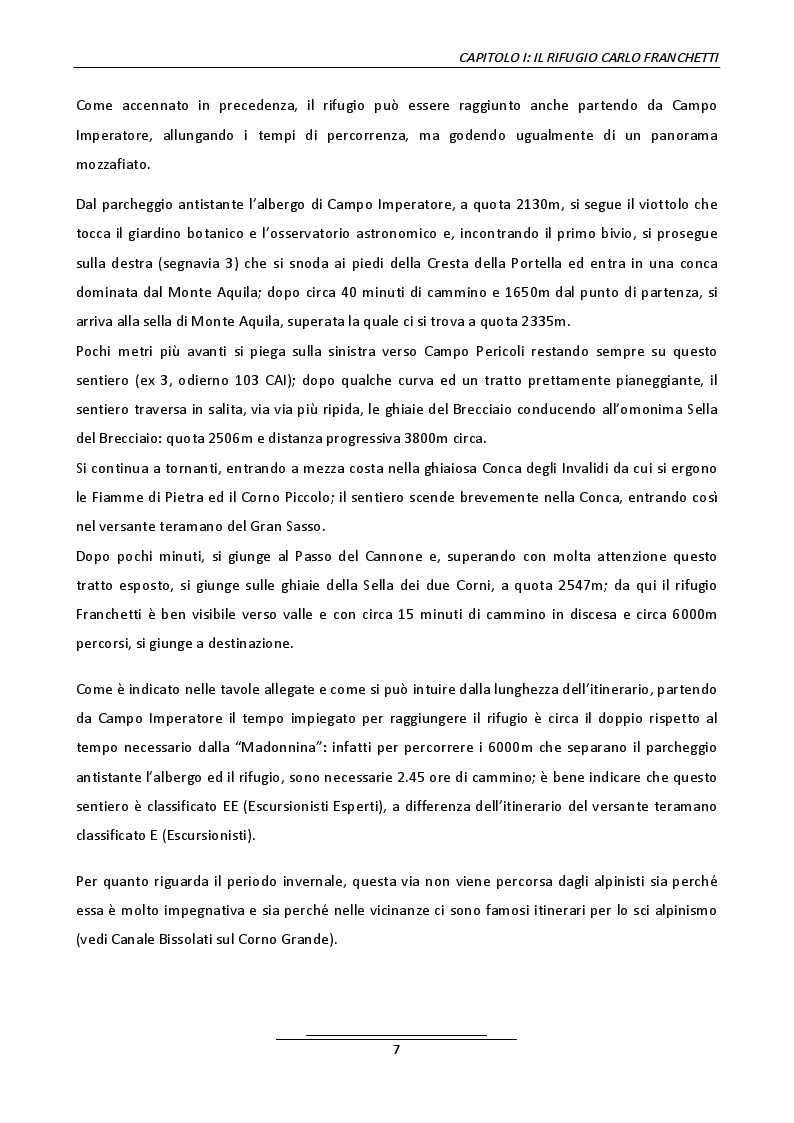 Anteprima della tesi: Progetto di un belvedere panoramico al rifugio Carlo Franchetti, Pagina 5