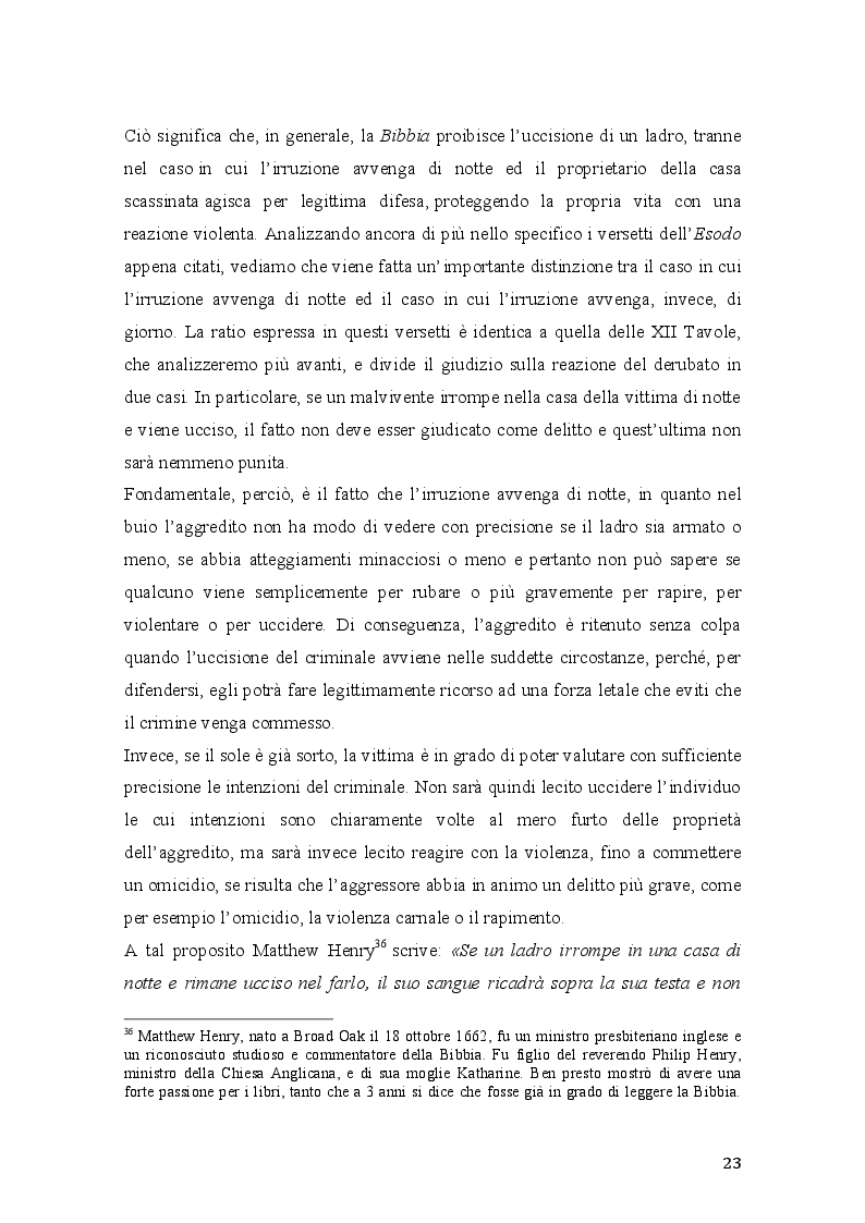 Anteprima della tesi: Vim Vi Repellere Licet: la legittima difesa nel diritto romano, Pagina 10