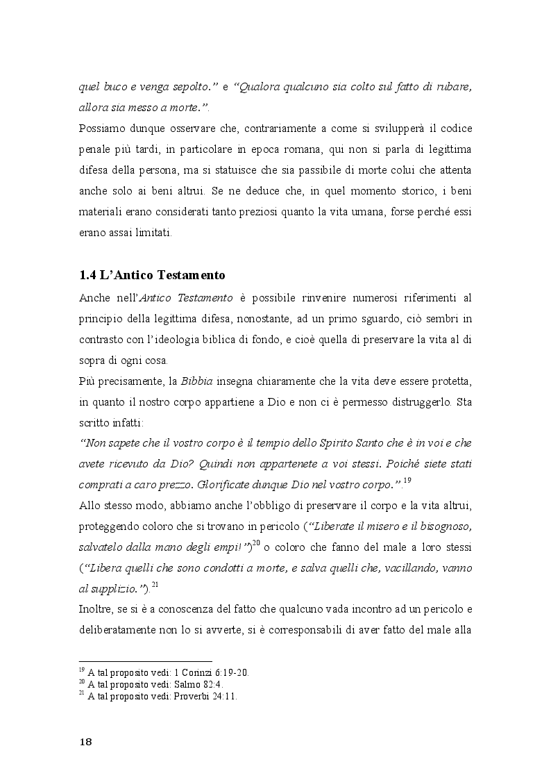 Anteprima della tesi: Vim Vi Repellere Licet: la legittima difesa nel diritto romano, Pagina 5