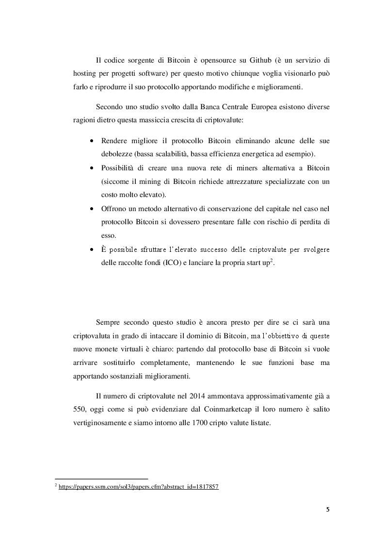 Anteprima della tesi: Applicazioni ed usi della blockchain e livello di conoscenza delle criptovalute tra i giovani, Pagina 4