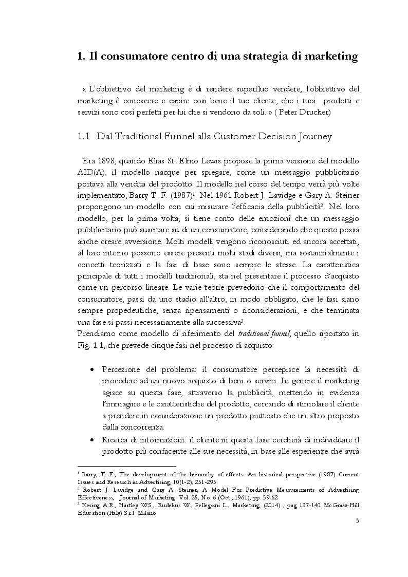 Anteprima della tesi: Estetica professionale. Adottare una strategia omnicanale, per differenziare l'offerta e creare valore aggiunto, Pagina 6