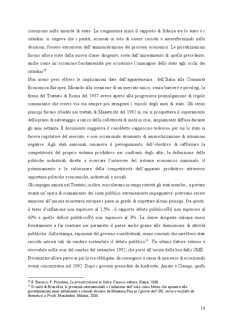 Estratto dalla tesi: Fincantieri, dalla fine dell'IRI al successo internazionale