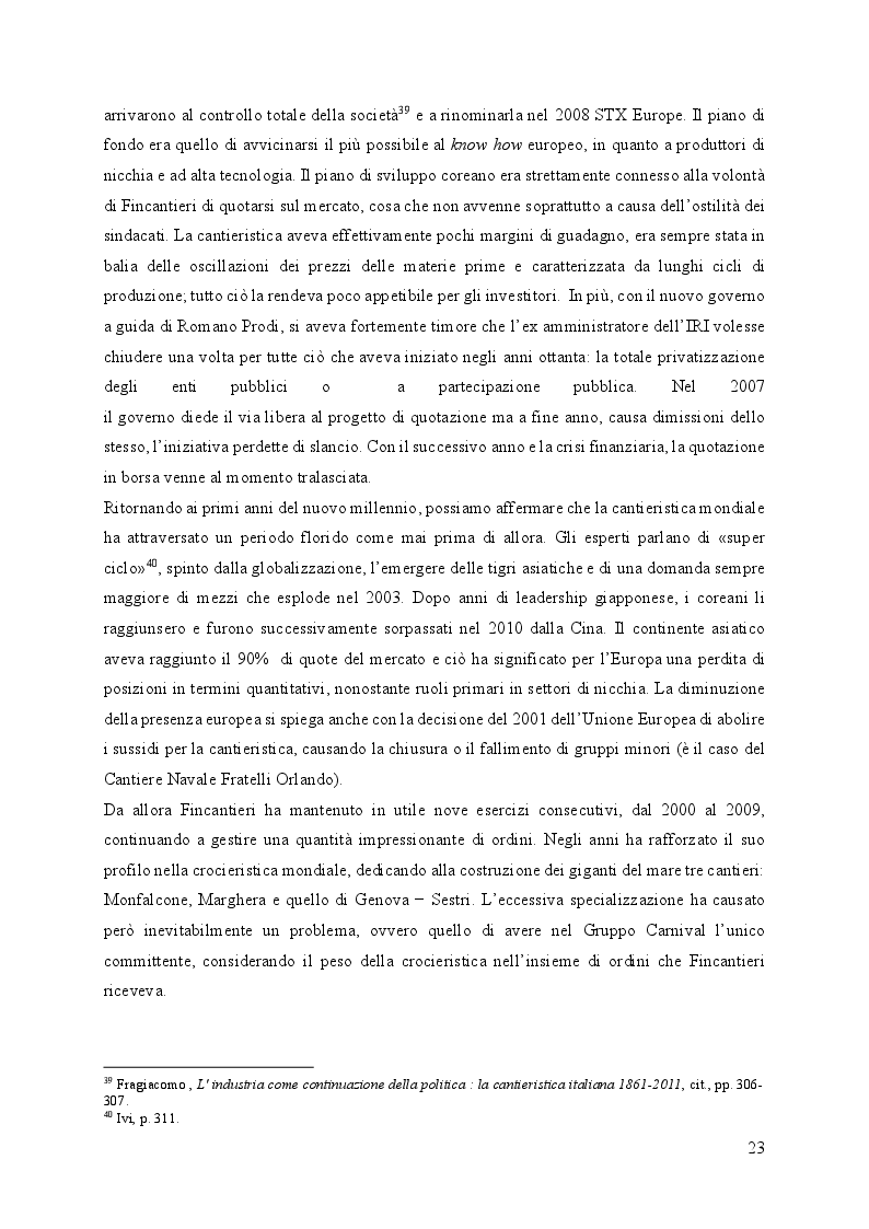Anteprima della tesi: Fincantieri, dalla fine dell'IRI al successo internazionale, Pagina 3