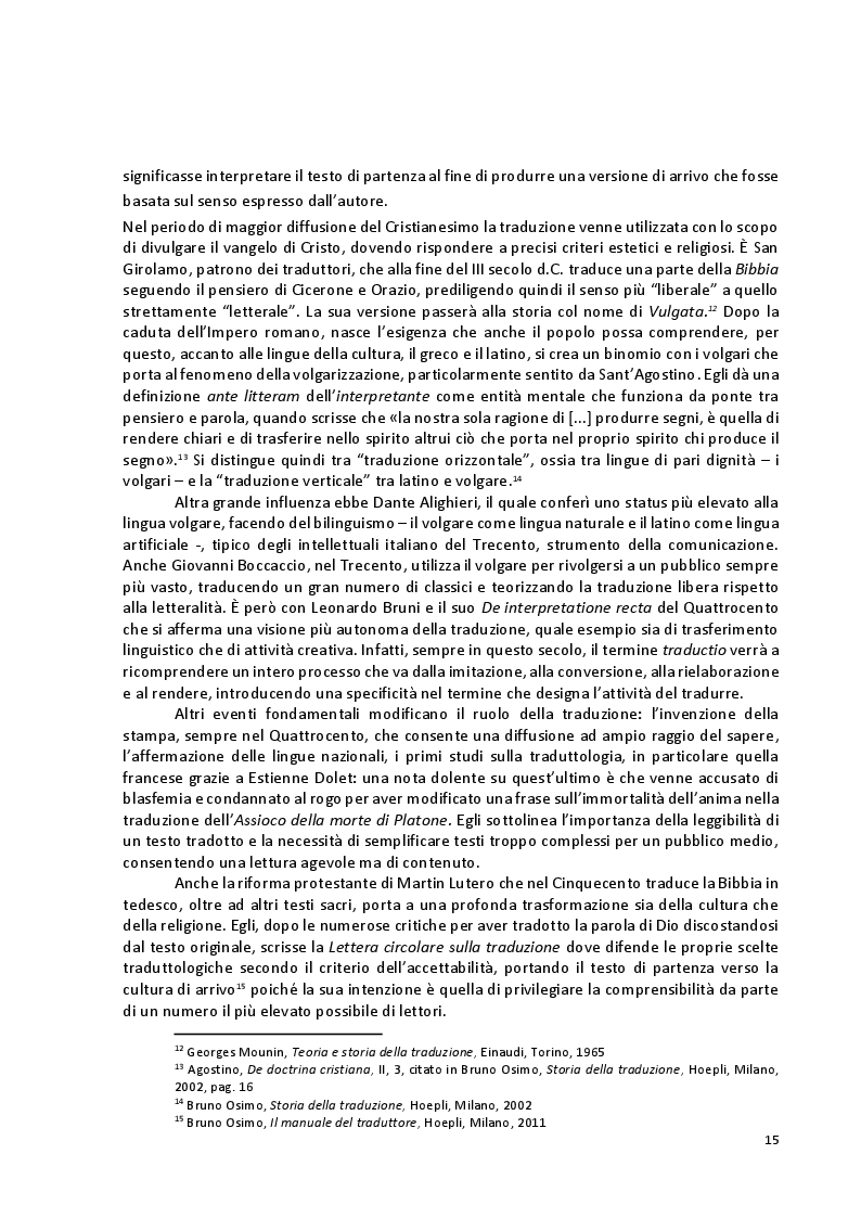 Anteprima della tesi: Viaggio attraverso la traduzione e sottotitolazione di quattro cortometraggi tra inglese, spagnolo e italiano, Pagina 8