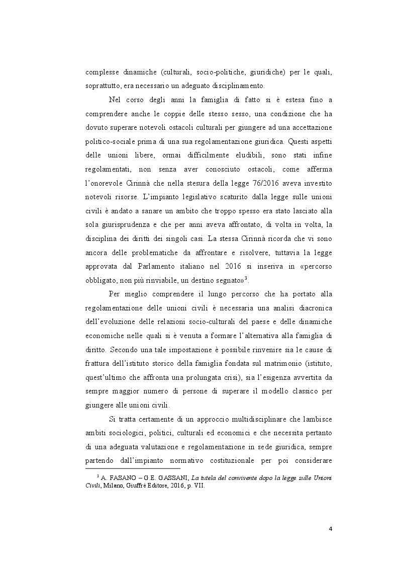Anteprima della tesi: Genesi e sviluppo del riconoscimento giuridico delle unioni civili nei paesi dell'Unione Europea, Pagina 3