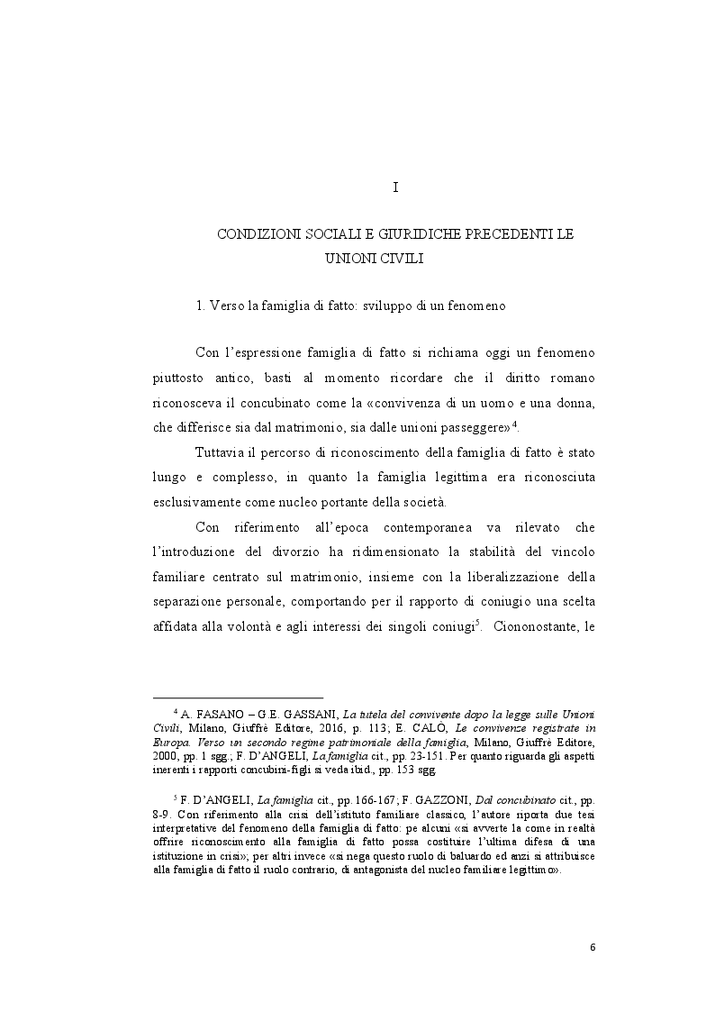 Anteprima della tesi: Genesi e sviluppo del riconoscimento giuridico delle unioni civili nei paesi dell'Unione Europea, Pagina 5