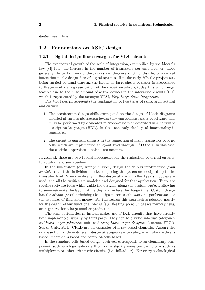 Anteprima della tesi: Design techniques for secure cryptographic circuits in deep submicron technologies, Pagina 4