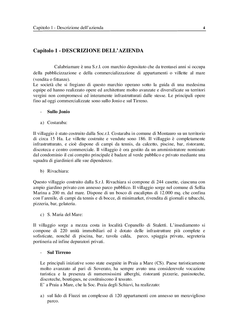 Anteprima della tesi: Analisi e Progettazione di un sistema per la gestione di un'azienda di soggiorno e turismo, Pagina 4