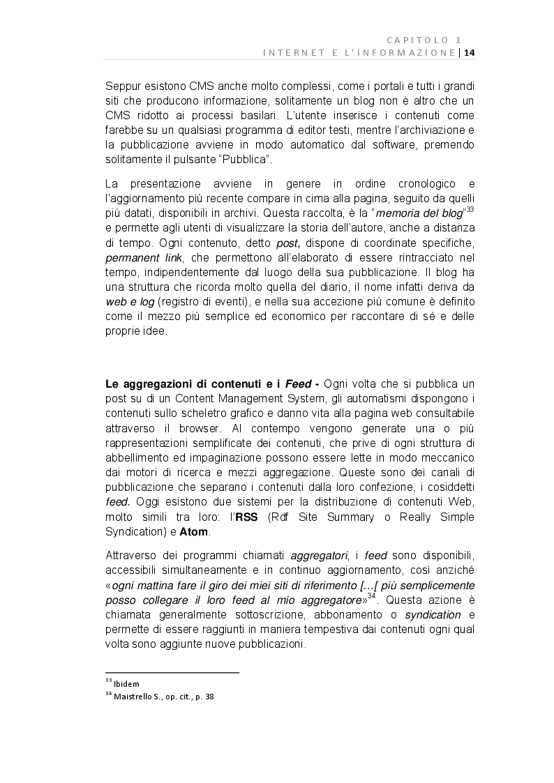 Anteprima della tesi: E-Journalism: Evoluzione di una professione tra Gutenberg e Twitter, Pagina 8