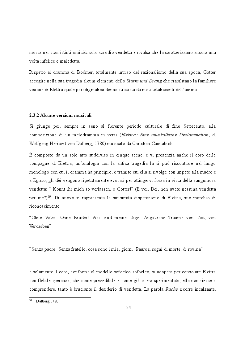 Anteprima della tesi: Elettra nell'Idomeneo Re di Creta di Mozart: riprese classiche dal teatro sofocleo, Pagina 12