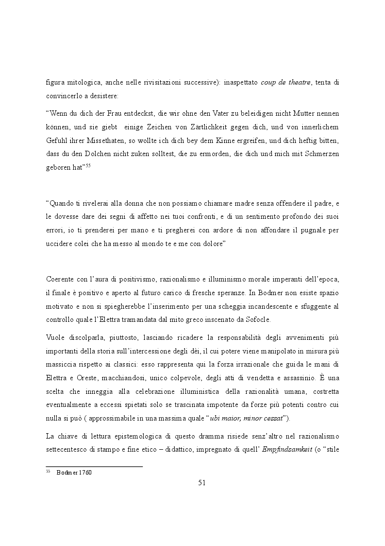 Anteprima della tesi: Elettra nell'Idomeneo Re di Creta di Mozart: riprese classiche dal teatro sofocleo, Pagina 9