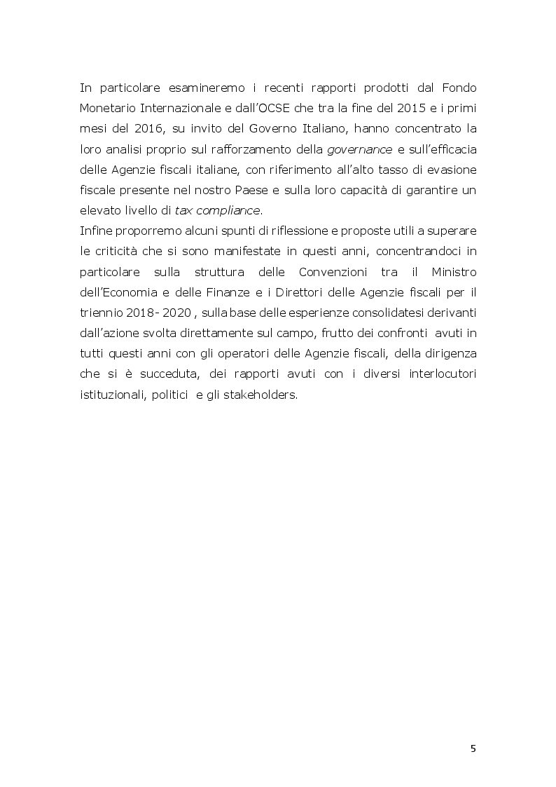 Anteprima della tesi: L'innovazione ed il cambiamento nella PA Italiana. Il modello Agenzie fiscali. Esperienze e prospettive a circa venti anni dalla loro istituzione, Pagina 4