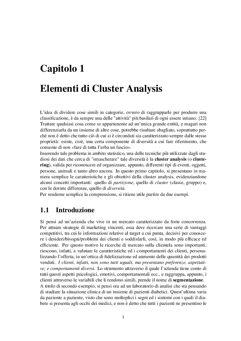 Estratto dalla tesi: Classificazione automatica per dati ad alta dimensionalità: un approccio fuzzy per dati categorici