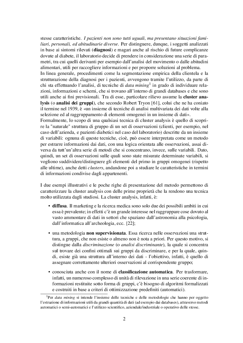 Anteprima della tesi: Classificazione automatica per dati ad alta dimensionalità: un approccio fuzzy per dati categorici, Pagina 3