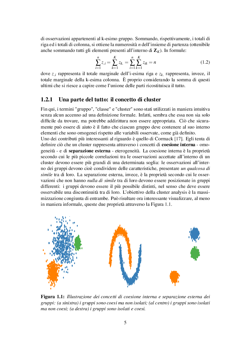 Anteprima della tesi: Classificazione automatica per dati ad alta dimensionalità: un approccio fuzzy per dati categorici, Pagina 6