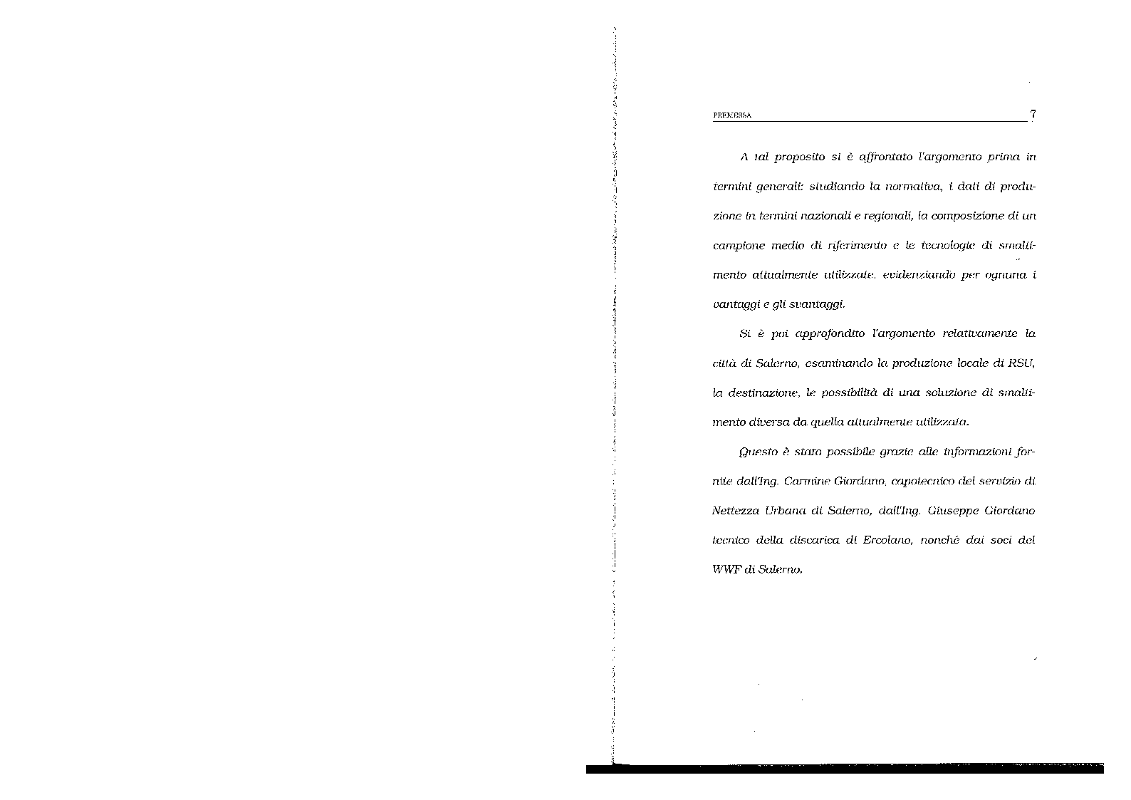 Anteprima della tesi: Lo smaltimento dei rifiuti solidi urbani. Situazioni e prospettive nella città di Salerno., Pagina 4