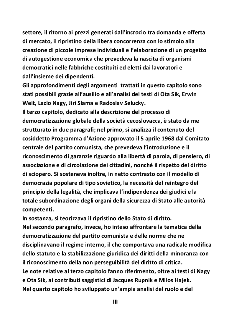 Anteprima della tesi: Nascita ed evoluzione della Primavera di Praga, Pagina 4